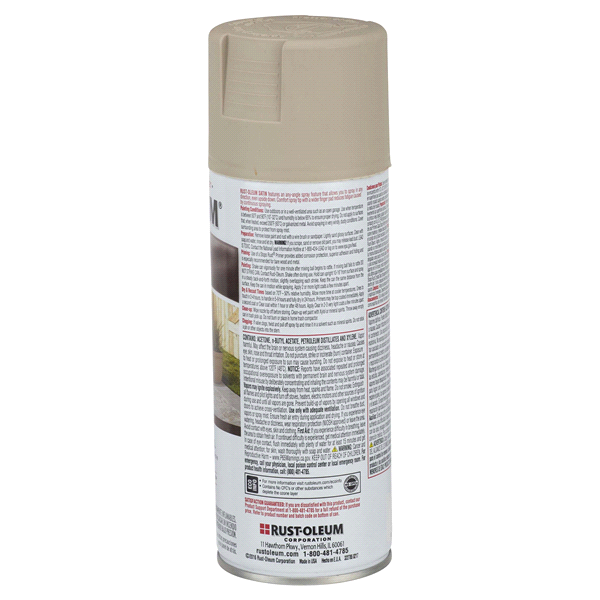 slide 5 of 9, Rust-Oleum Stops Rust Protective Enamel Spray Paint - 276271, Satin Beige, 12 oz