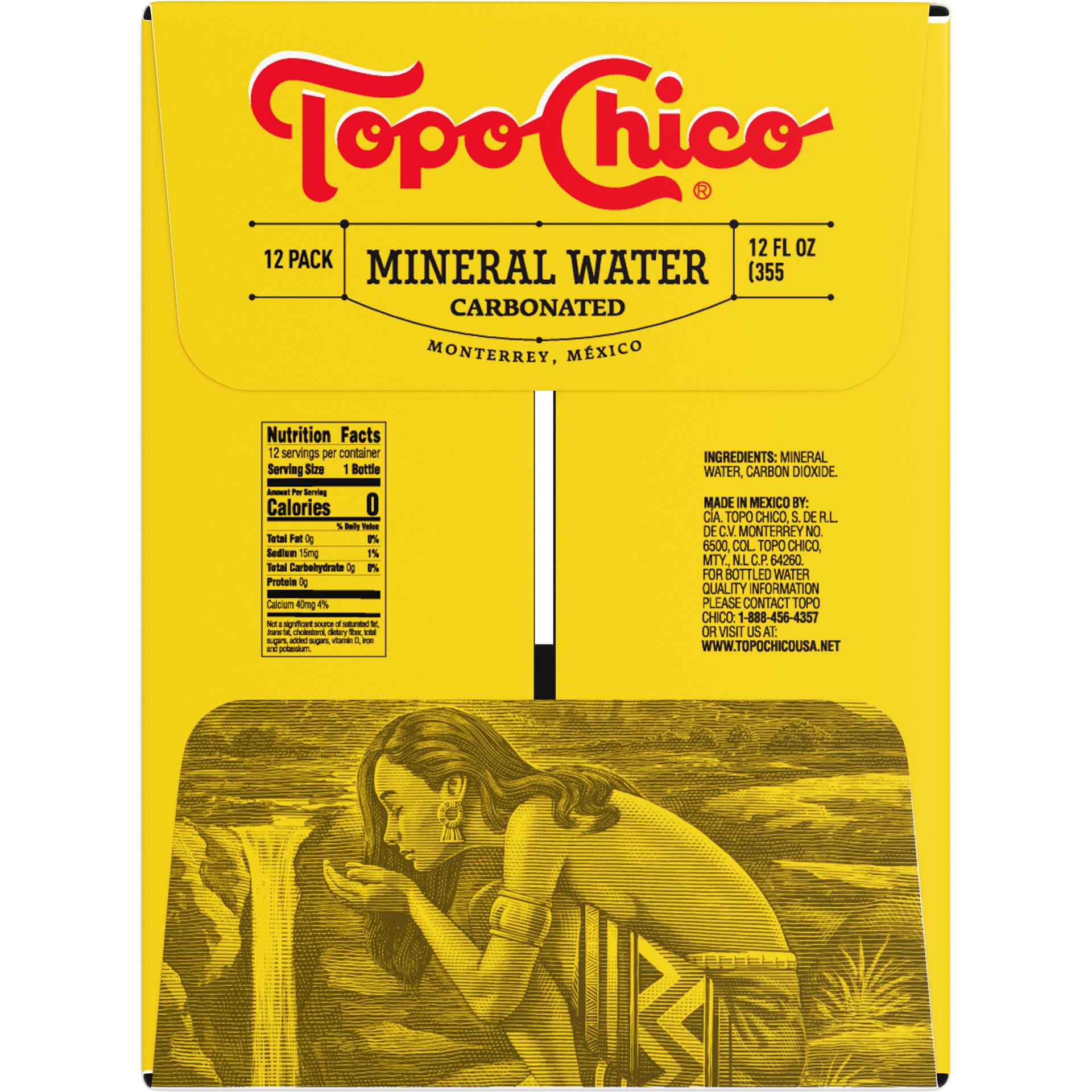 slide 4 of 5, Topo Chico Mineral Water - 12pk/12 fl oz Bottle, 12 ct; 12 fl oz
