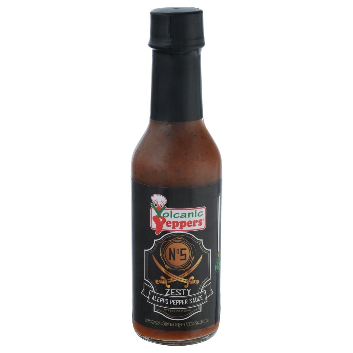 slide 6 of 13, Volcanic Peppers Zesty Aleppo Pepper Sauce 5 fl oz, 5 fl oz