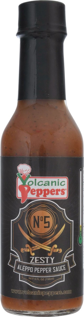 slide 1 of 13, Volcanic Peppers Zesty Aleppo Pepper Sauce 5 fl oz, 5 fl oz
