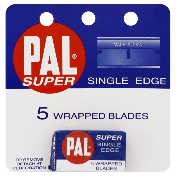 slide 1 of 1, Pace Single Edge Blades, 5 ct