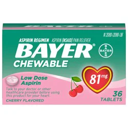 Bayer Chewable Aspirin Cherry