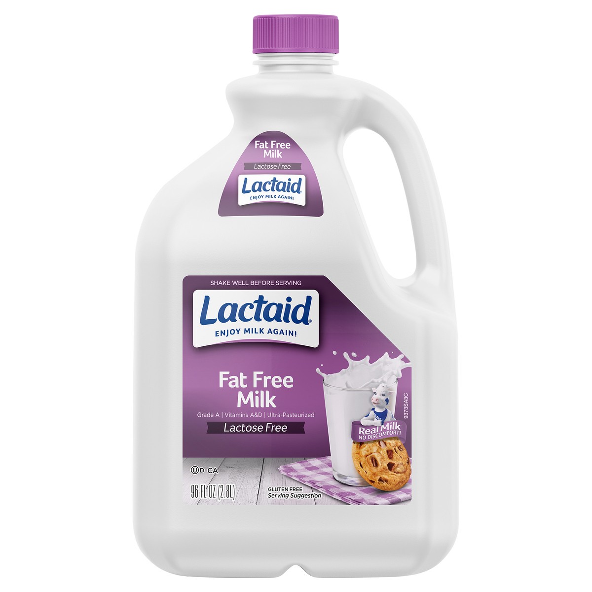 slide 1 of 14, Lactaid Fat Free Milk, 96 oz, 96 fl oz
