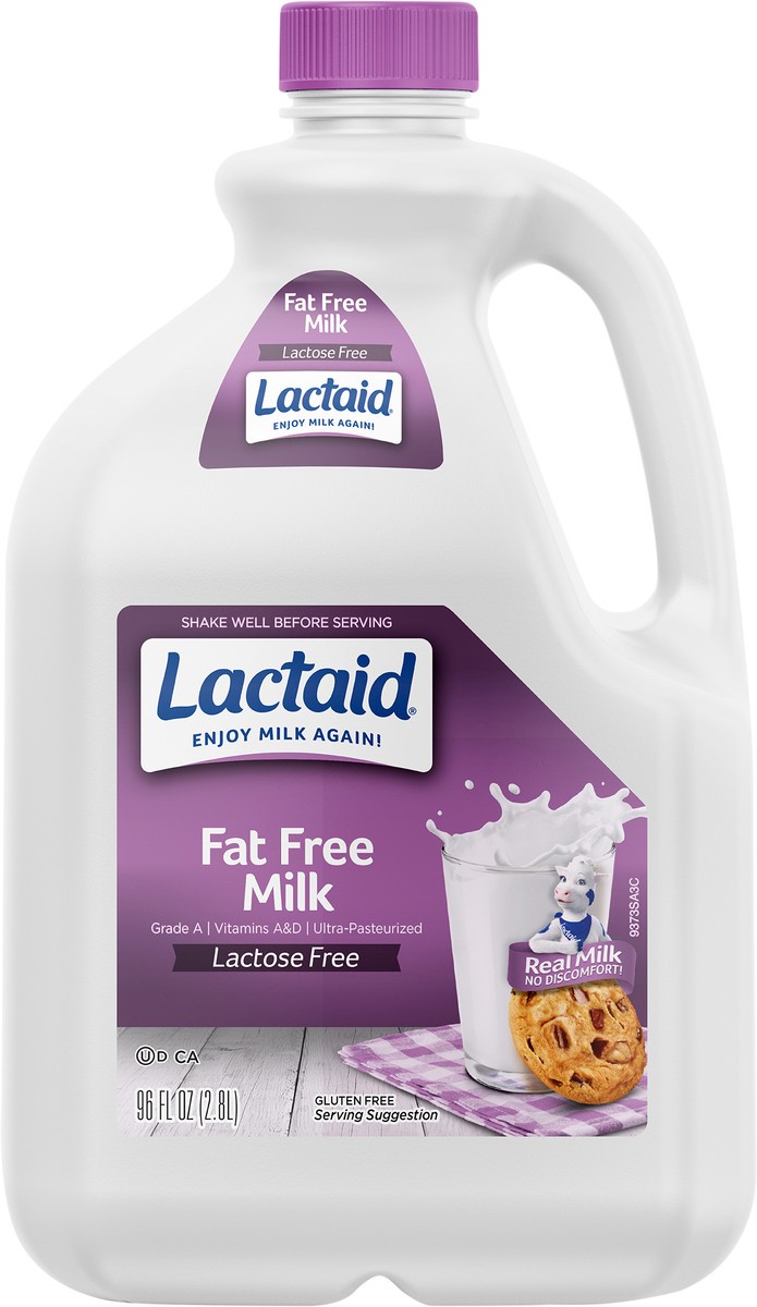 slide 14 of 14, Lactaid Fat Free Milk, 96 oz, 96 oz
