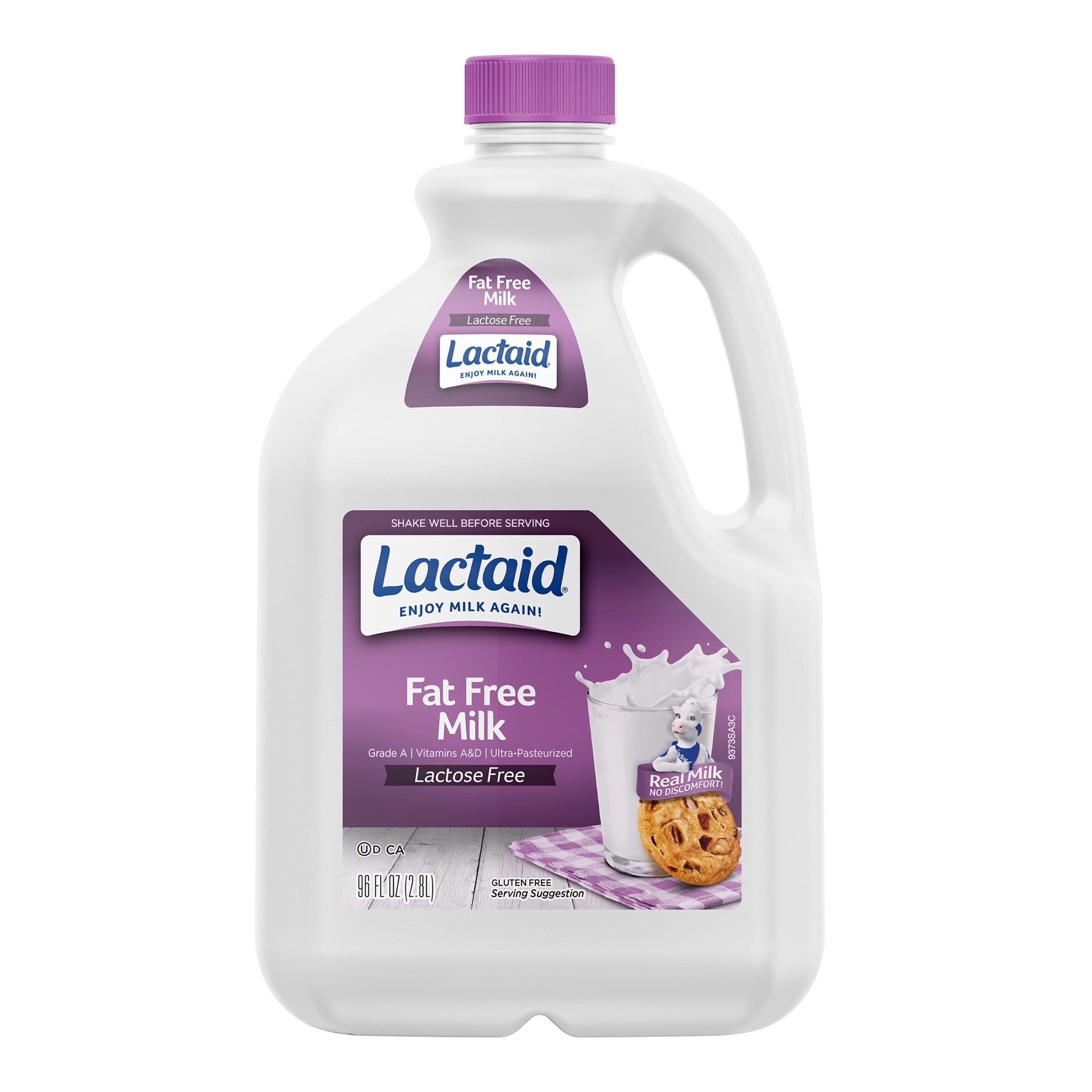 slide 1 of 14, Lactaid Fat Free Milk, 96 oz, 