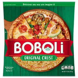 Boboli Original Crust, 14 oz, Plain Pizza Crust, Bag