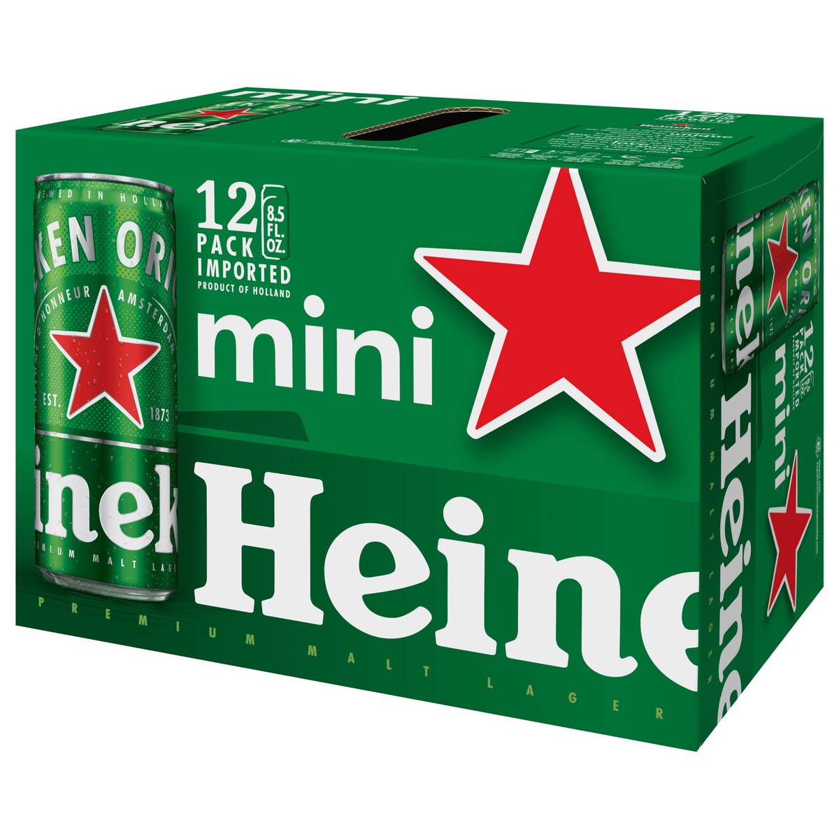 slide 4 of 4, Heineken Lager Beer, 12 ct; 8.5 fl oz