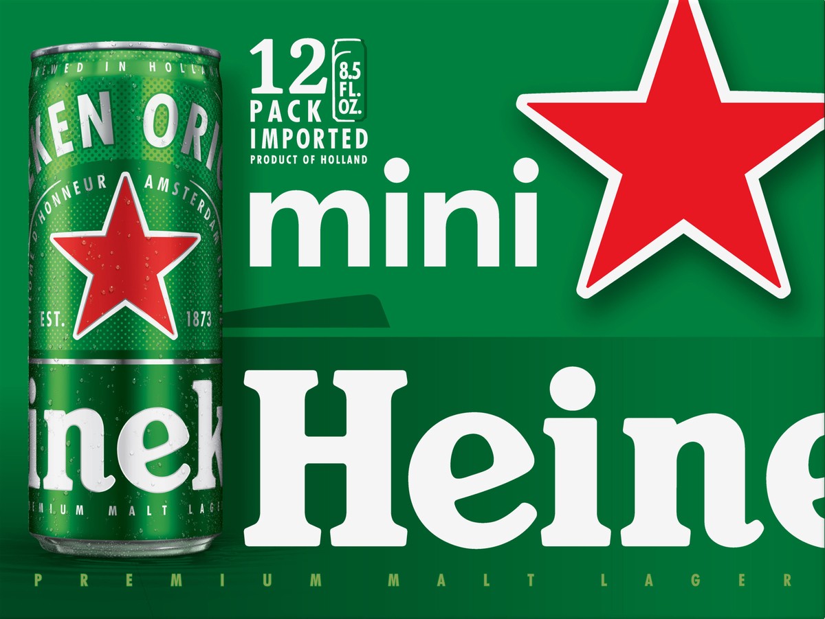 slide 3 of 4, Heineken Lager Beer, 12 ct; 8.5 fl oz