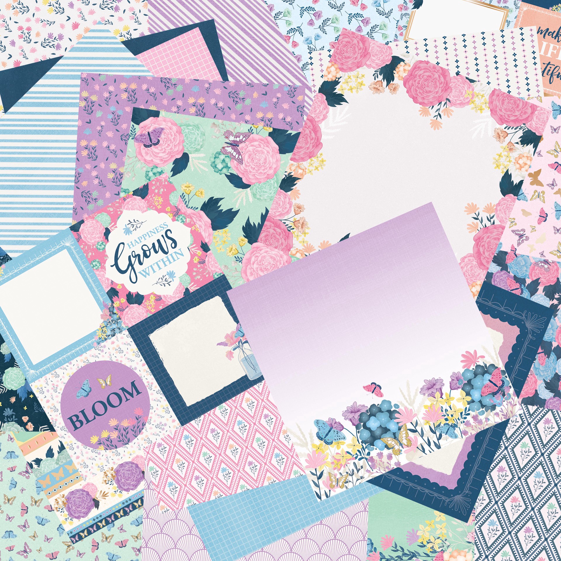 slide 2 of 3, 6" X 6" Bloomsbury Paper Pad By Recollections, 48 Sheets, 6 in x 6 in