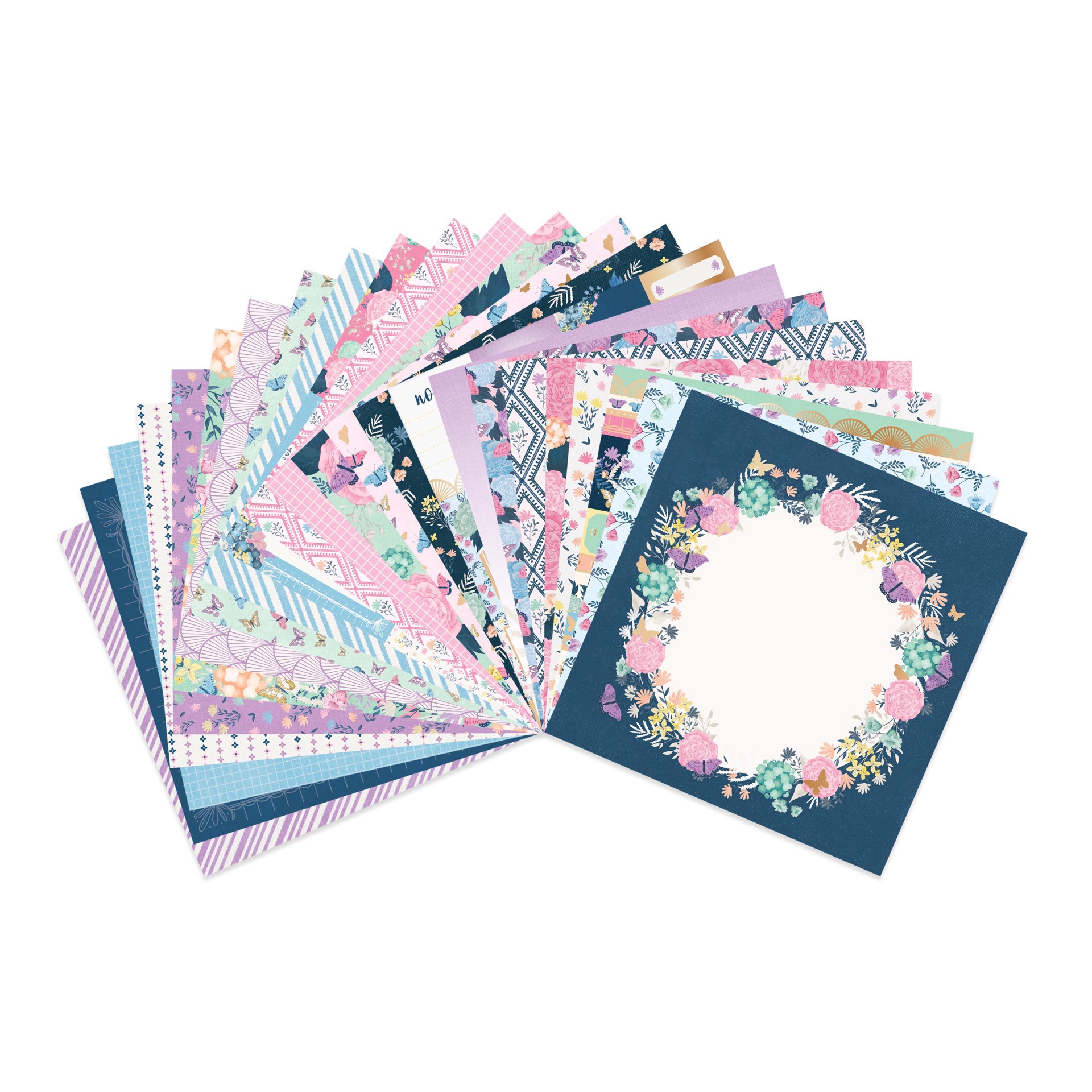 slide 3 of 3, 6" X 6" Bloomsbury Paper Pad By Recollections, 48 Sheets, 6 in x 6 in