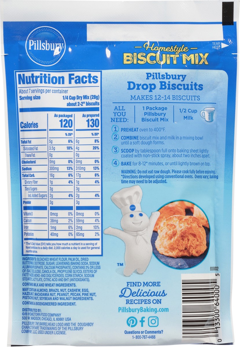 slide 6 of 9, Pillsbury Homestyle Biscuit Mix 7 oz, 7 oz