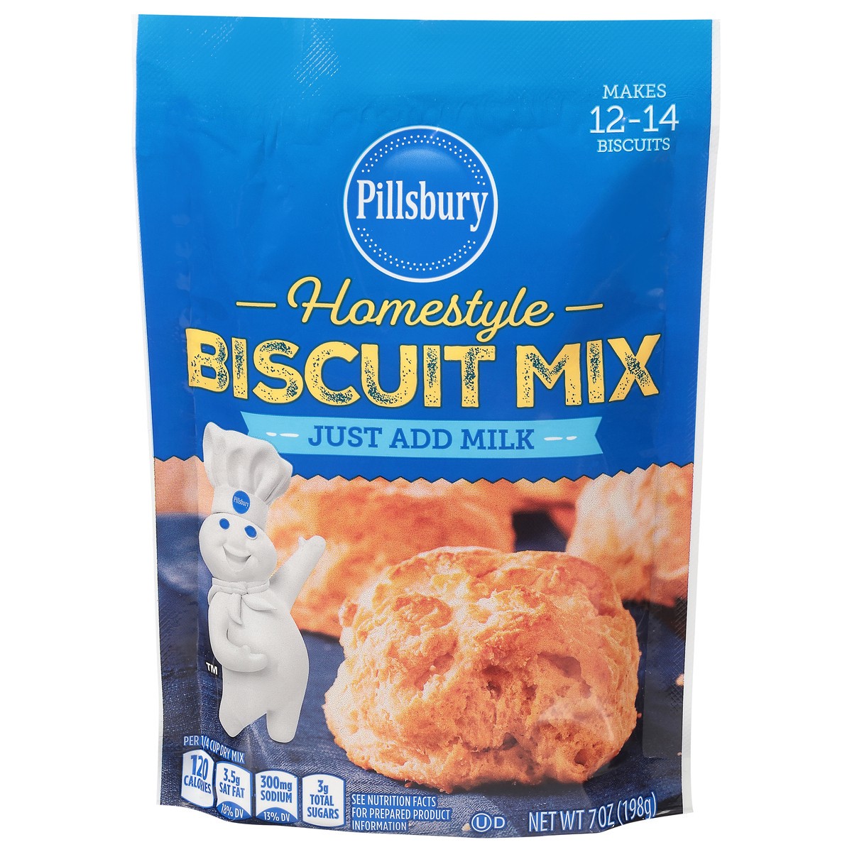 slide 1 of 9, Pillsbury Homestyle Biscuit Mix 7 oz, 7 oz