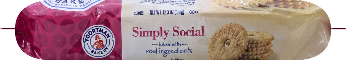 slide 4 of 6, Voortman Bakery Simply Social Sugar Cookies, 12.3 oz