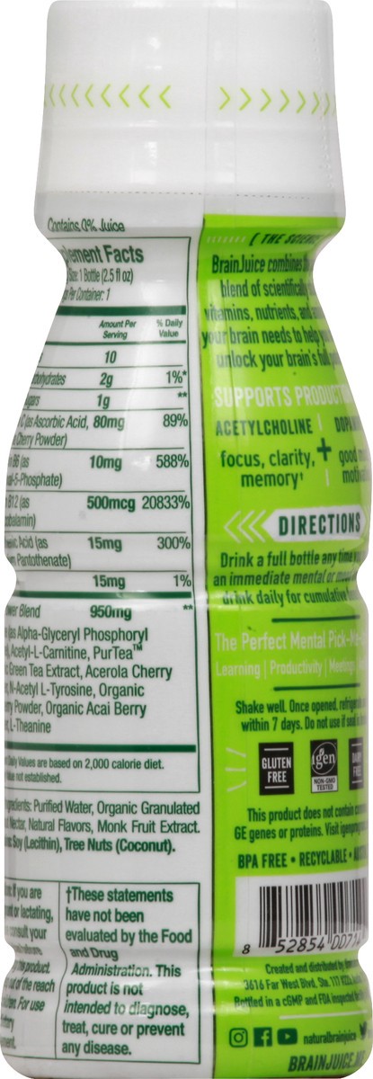 slide 8 of 10, BrainJuice Juice 2.5 oz, 2.5 oz