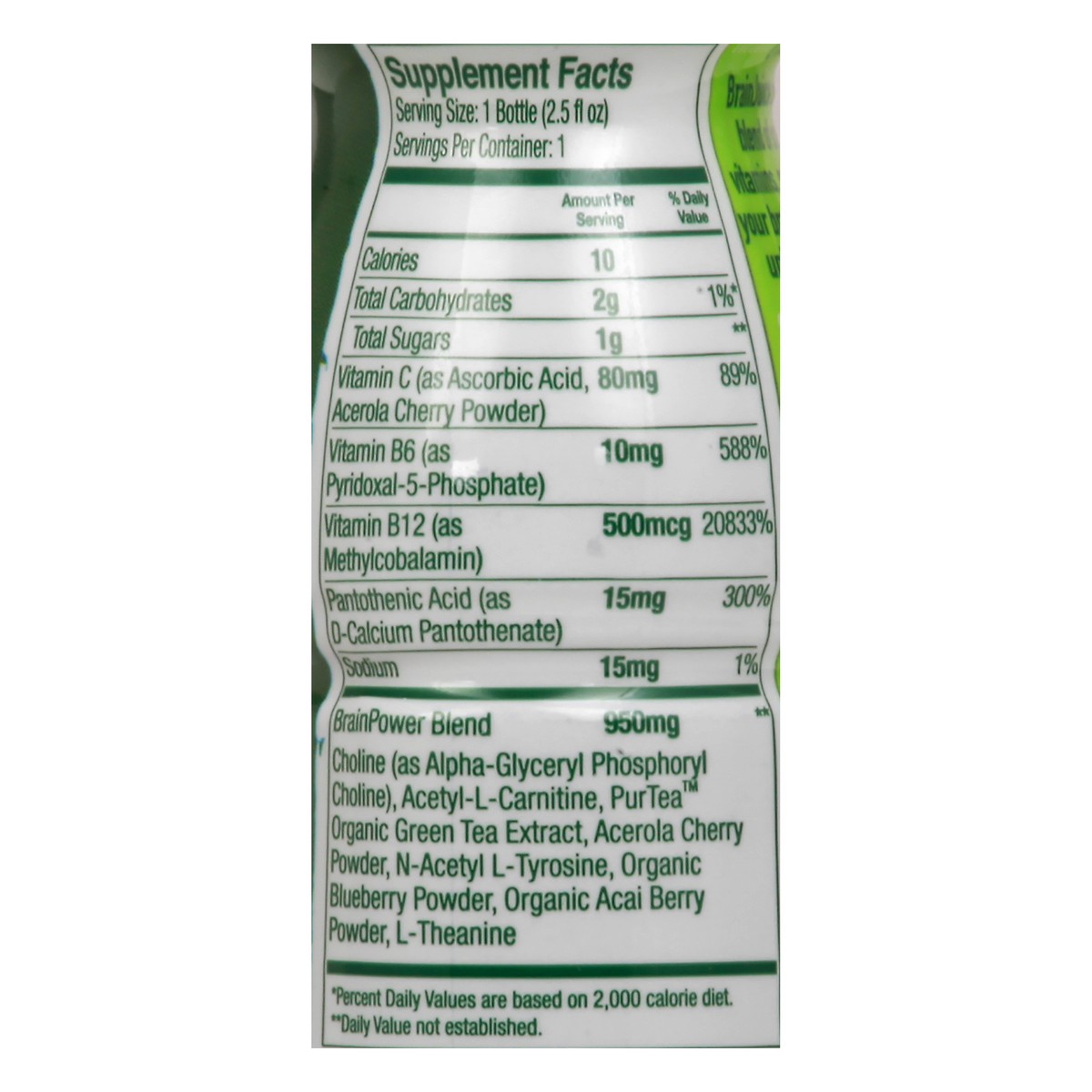 slide 2 of 10, BrainJuice Juice 2.5 oz, 2.5 oz