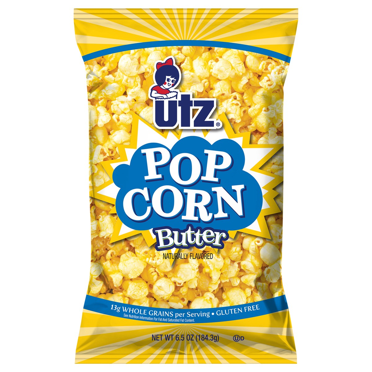 slide 7 of 11, Utz Butter Popcorn 6.5 oz, 6.5 oz