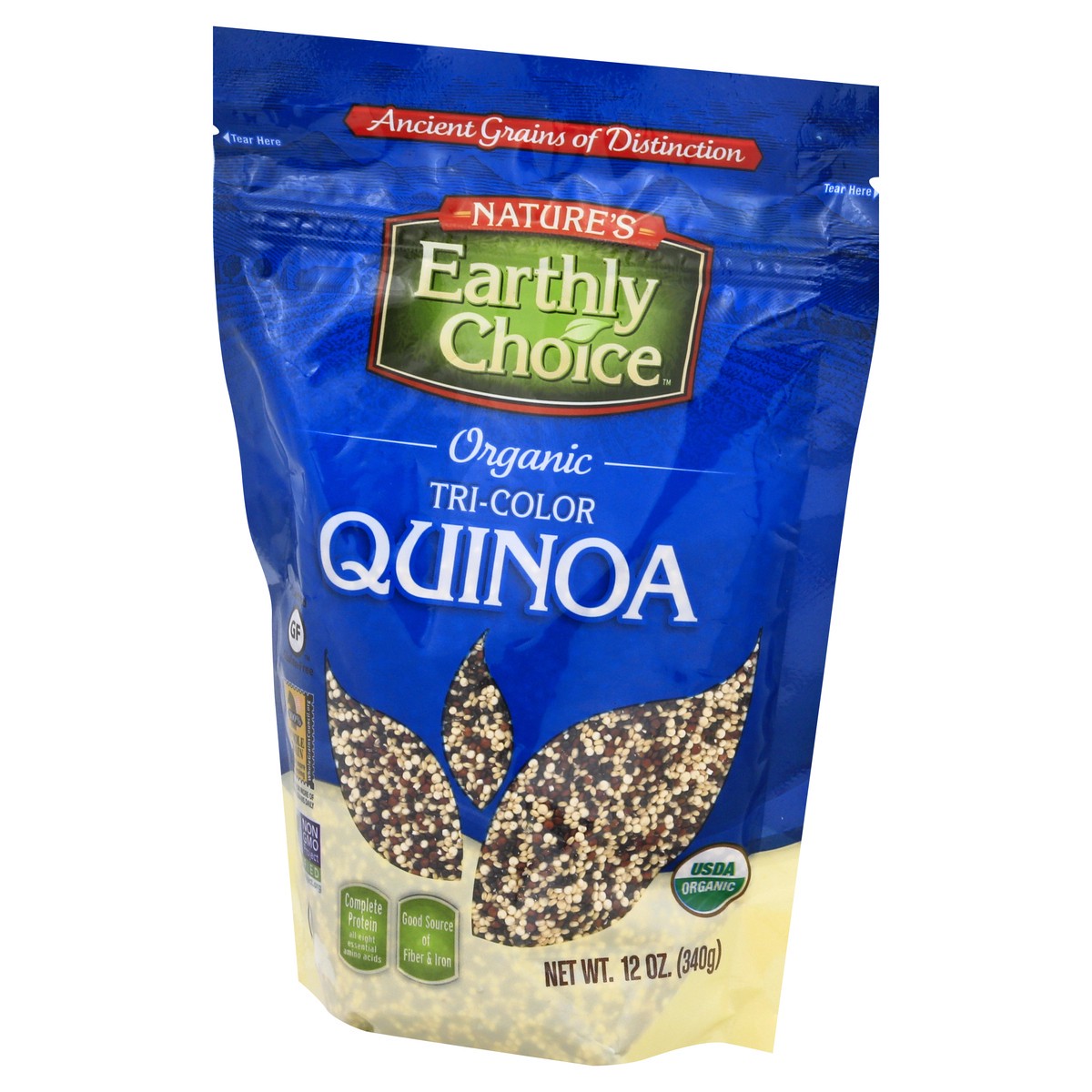 slide 4 of 13, Nature's Earthly Choice Organic Tri-Color Quinoa 12 oz, 12 oz