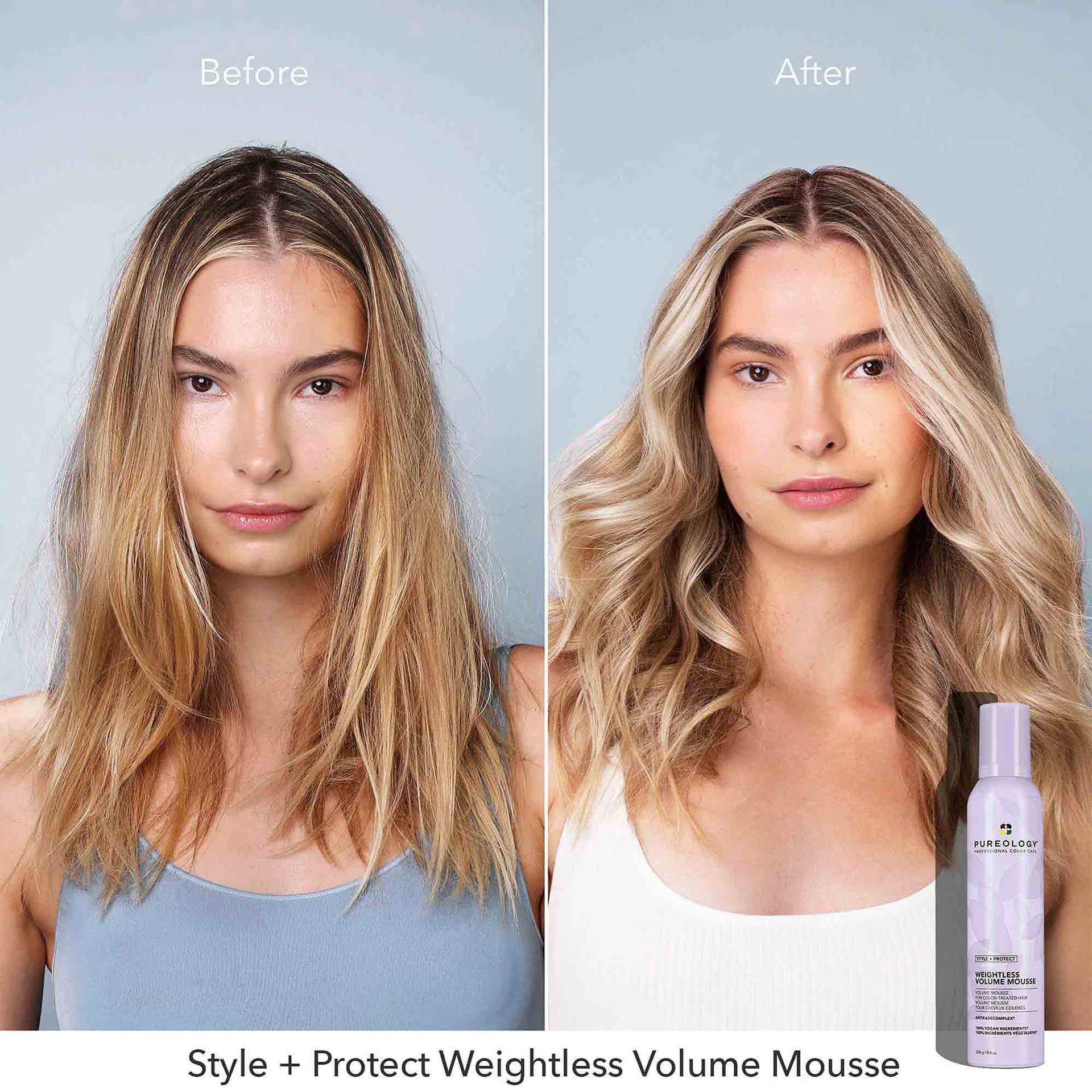 slide 6 of 6, Pureology Style + Protect Weightless Hair Mousse 8.4 oz/ 238 g, 8.4 oz/ 238 gram