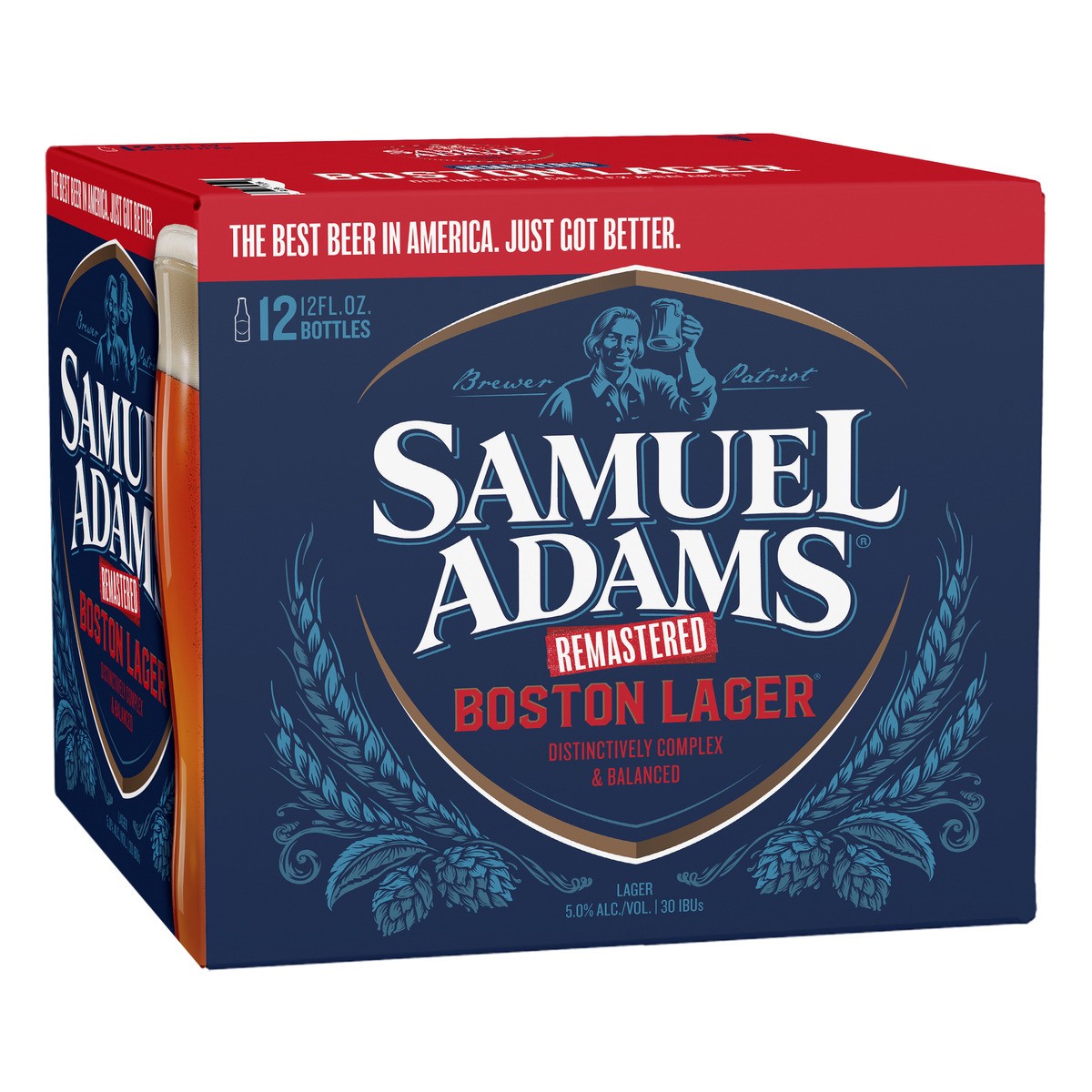 slide 2 of 7, Samuel Adams Boston Lager Beer (12 fl. oz. Bottle, 12pk.), 12 ct