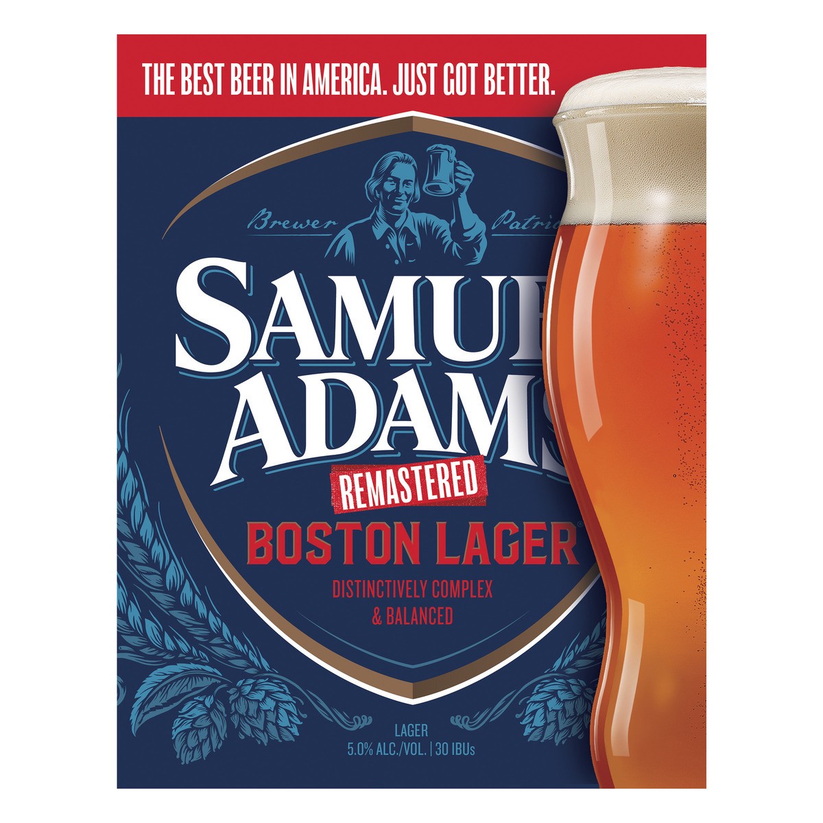 slide 7 of 7, Samuel Adams Boston Lager Beer (12 fl. oz. Bottle, 12pk.), 12 ct