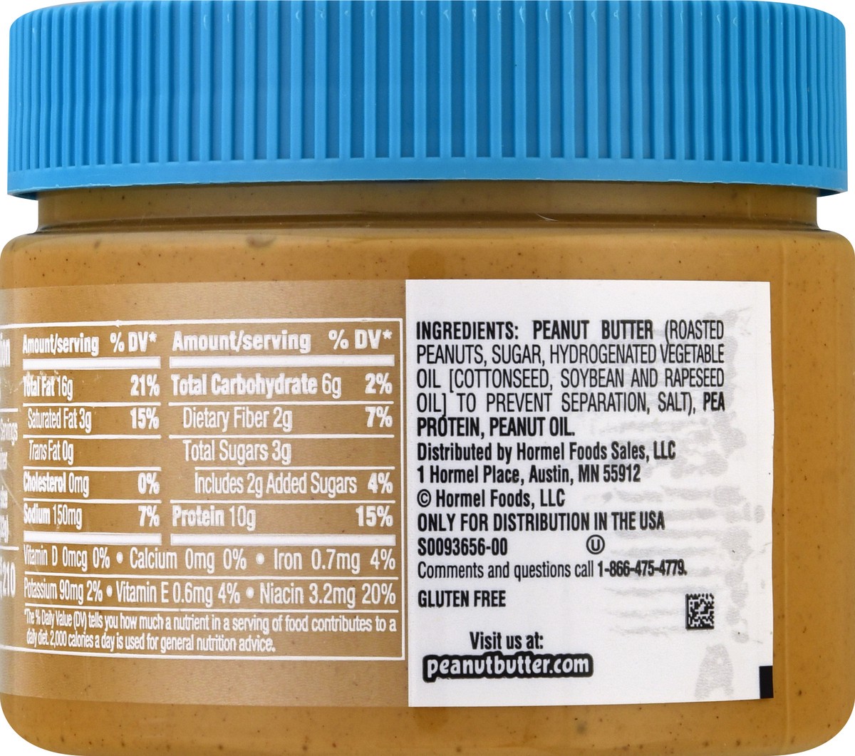 slide 3 of 13, Skippy Protein Creamy Peanut Butter 14 oz, 14 oz