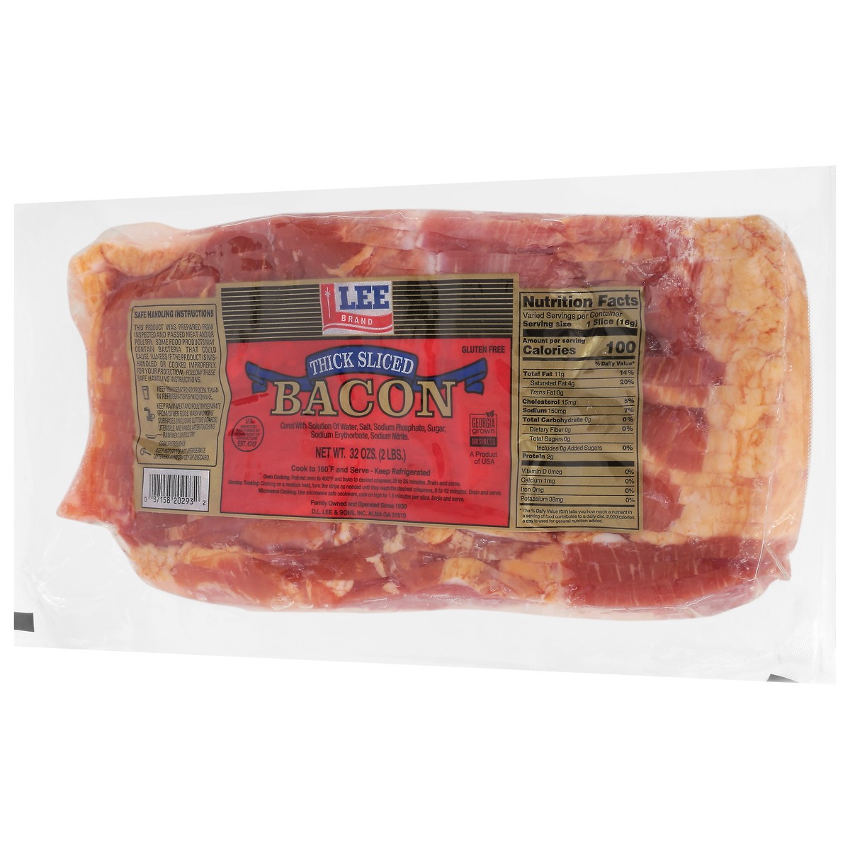 slide 4 of 13, D L Lee Sliced Bacon, 32 oz