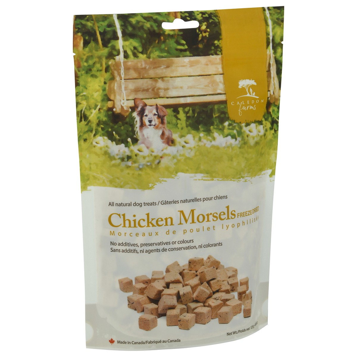 slide 7 of 10, Caledon Farms Freeze Dried Chicken Morsels Dog Treats 125 g, 125 g