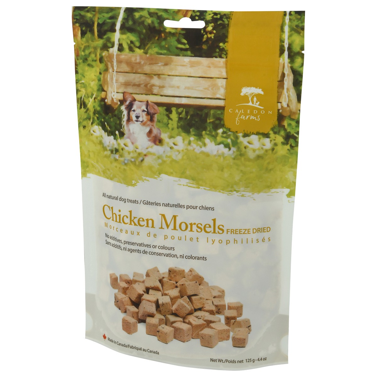 slide 4 of 10, Caledon Farms Freeze Dried Chicken Morsels Dog Treats 125 g, 125 g