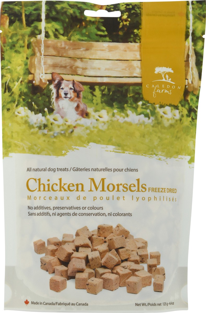 slide 10 of 10, Caledon Farms Freeze Dried Chicken Morsels Dog Treats 125 g, 125 g