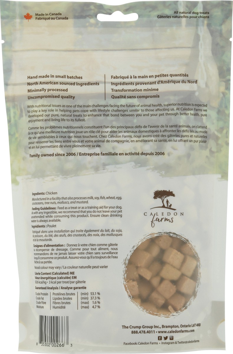 slide 5 of 10, Caledon Farms Freeze Dried Chicken Morsels Dog Treats 125 g, 125 g