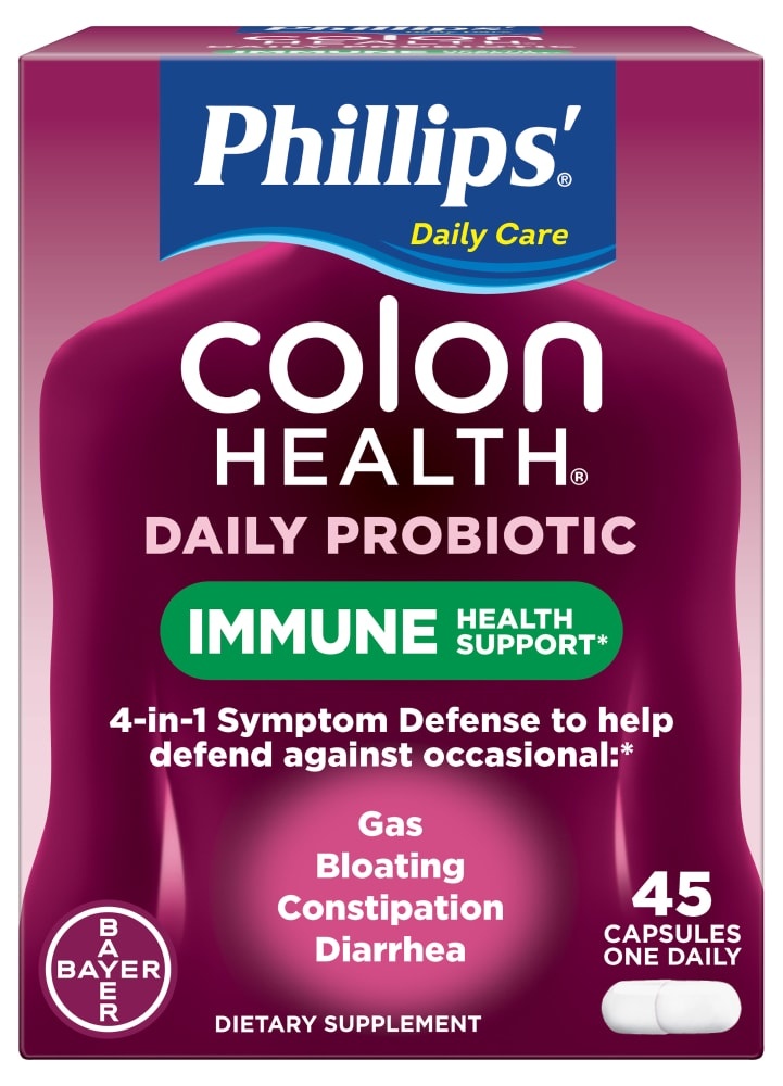 slide 1 of 6, Phillips Colon Health Daily Probiotic Supplement, 45 ct