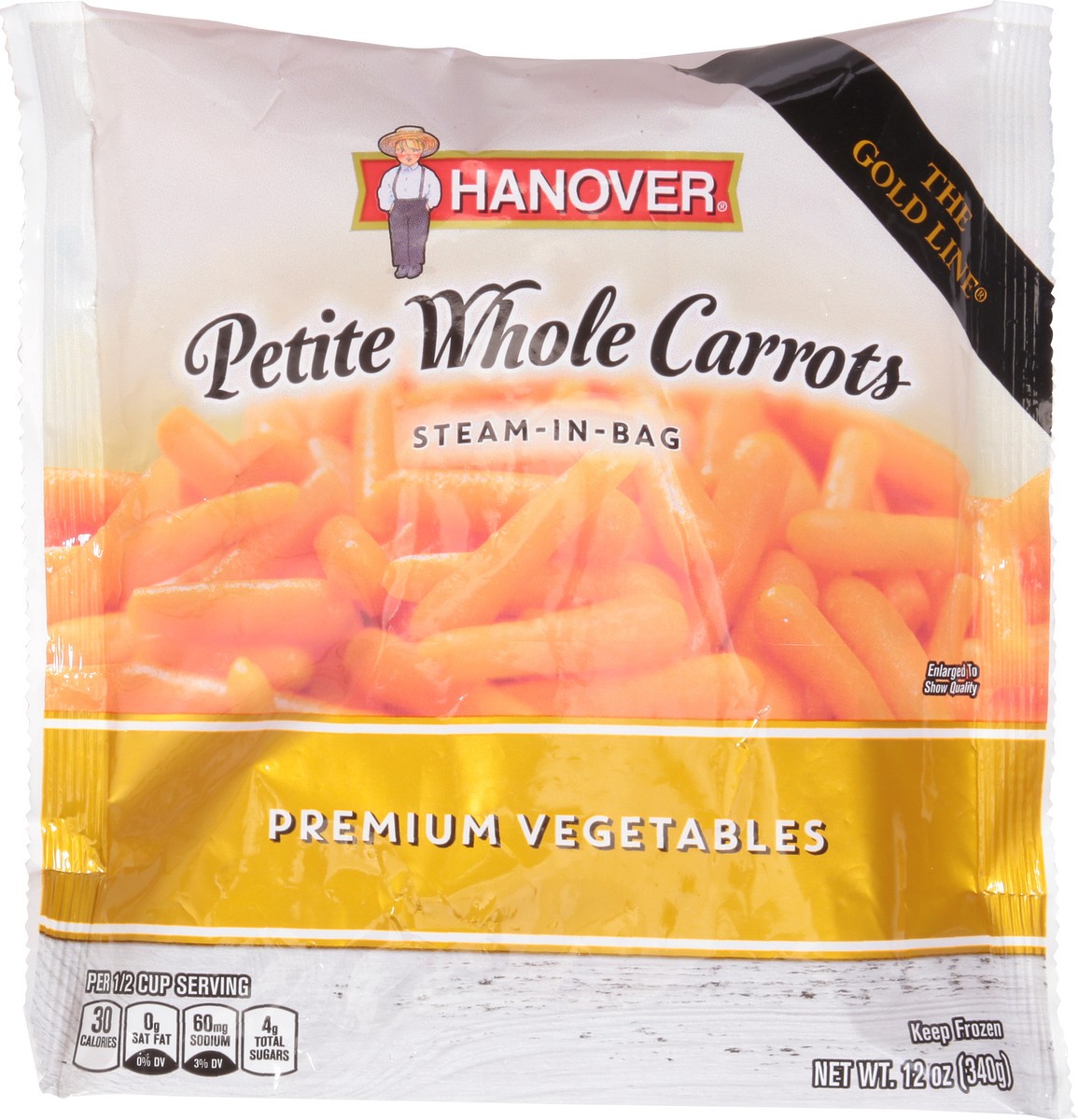 slide 6 of 9, Hanover The Gold Line Petite Whole Carrots 12 oz, 12 oz