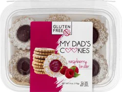 My Dad's Cookies Gluten Free Raspberry Linzer Cookies