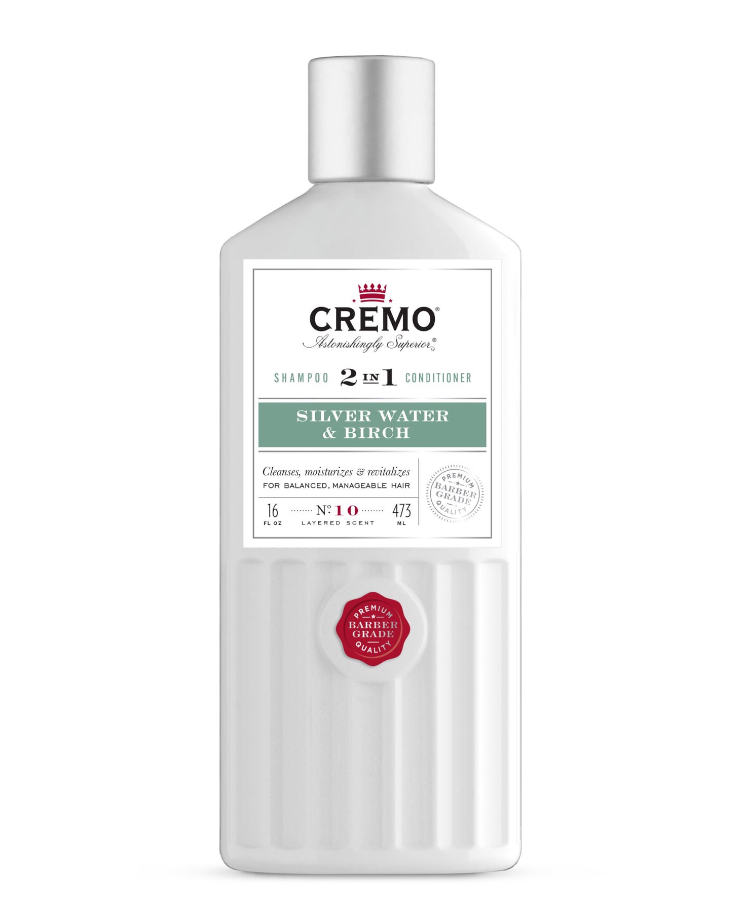 slide 1 of 9, Cremo 2 in 1 Layered Scent No. 10 Silver Water & Birch Shampoo & Conditioner 16 oz, 16 oz