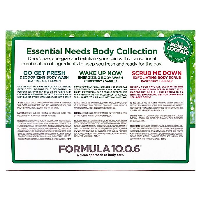 slide 2 of 2, Formula 10.0.6 Essential Needs Body Collection, 1 ct