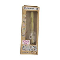 Jack N' Jill 12-24 Months Stage 2 Silicone Toothbrush, 1 pc