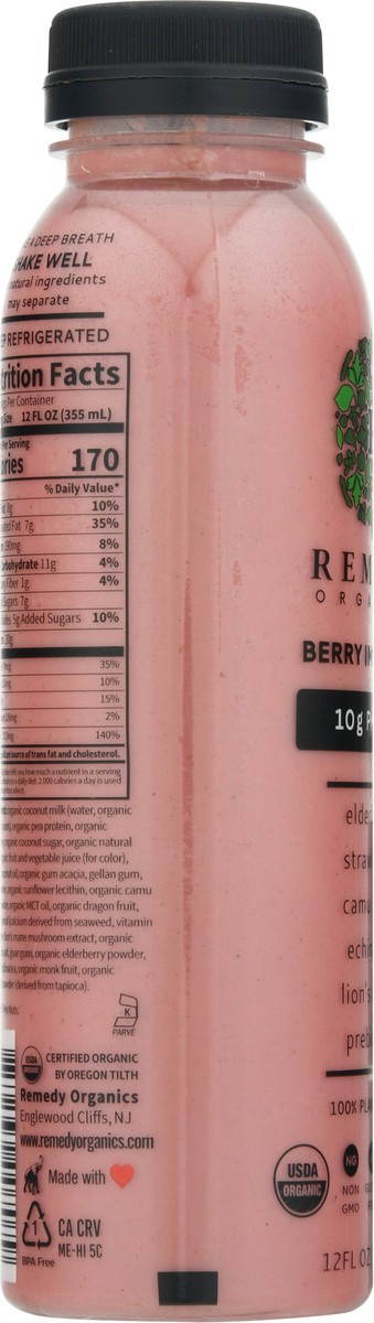 slide 10 of 13, Remedy Organics Berry Immunity 12 fl oz, 12 fl oz