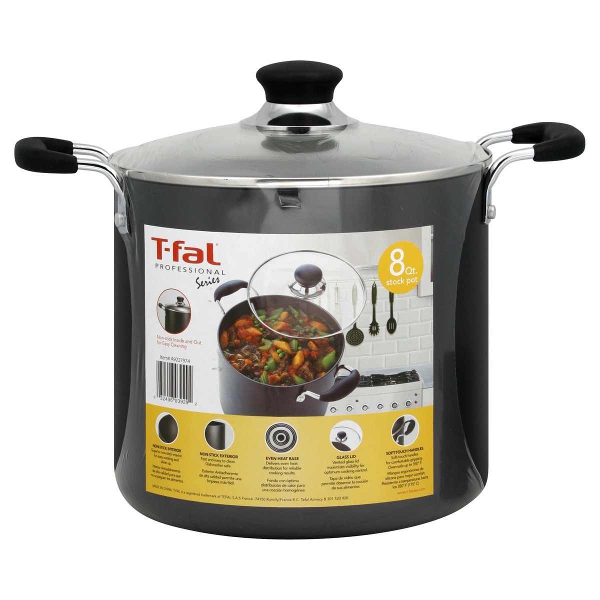 slide 3 of 3, T-fal Stock Pot 1 ea, 1 ct