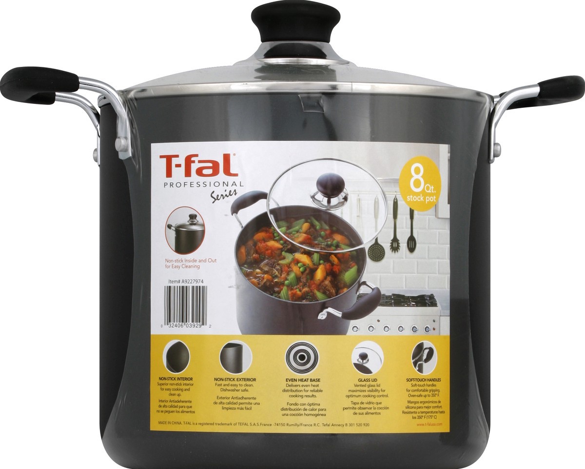 slide 1 of 3, T-fal Stock Pot 1 ea, 1 ct