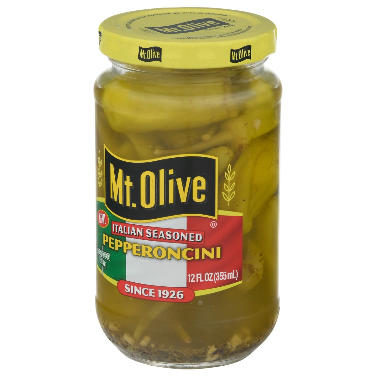 slide 5 of 11, Mt. Olive Italian Seasoned Pepperoncini 12 fl oz, 12 fl oz