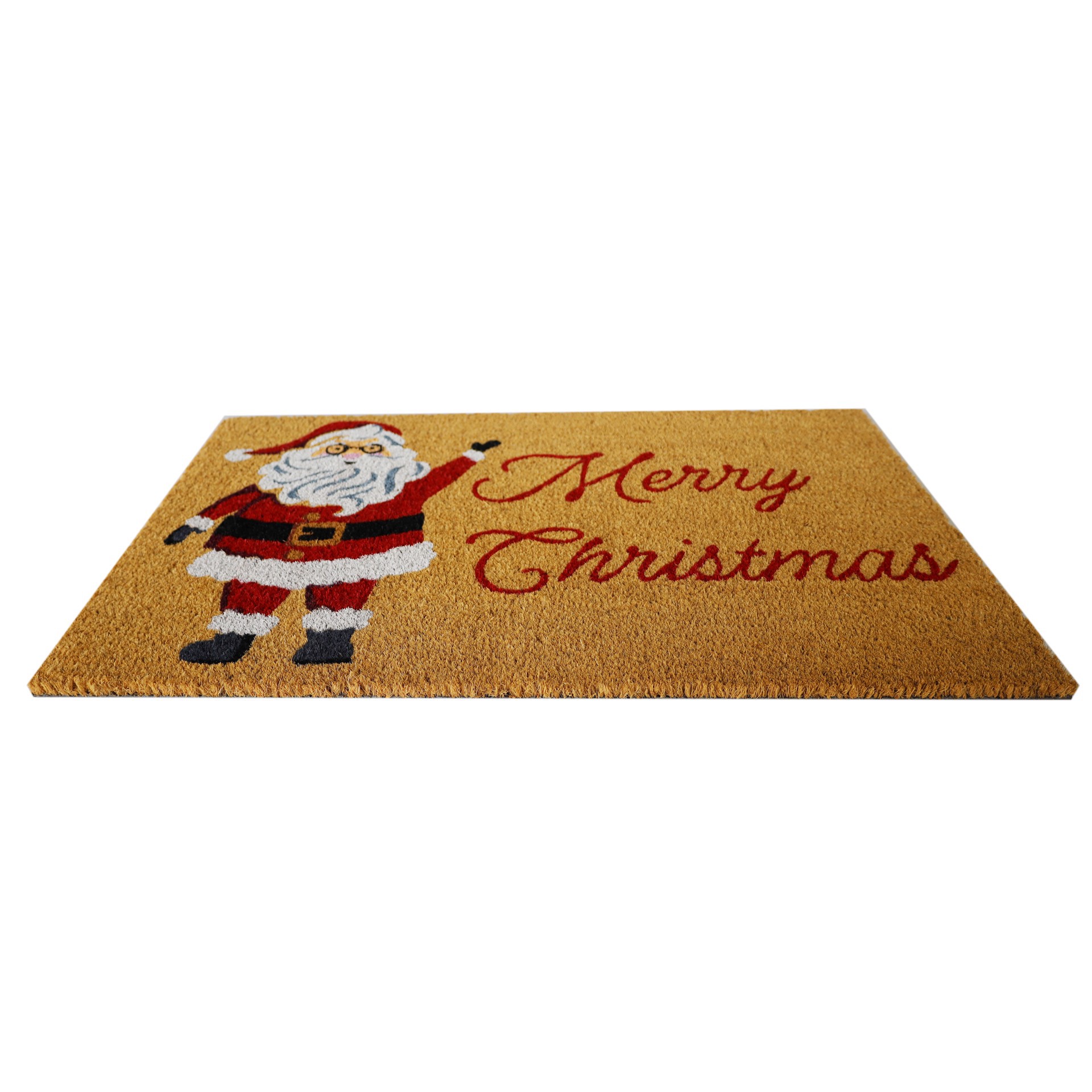 slide 3 of 3, 3-Ashland Santa With Merry Christmas Doormat By Ashland, 17.7 in x 28.7 in