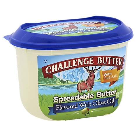 slide 1 of 1, Challenge Butter Spreadable Flavored With Olive Oil, 15 oz