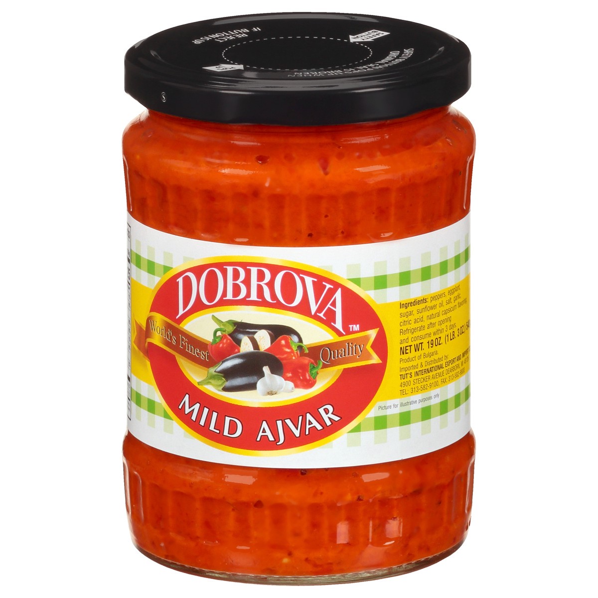 slide 11 of 12, Dobrova Mild Ajvar - 19 oz, 19 oz
