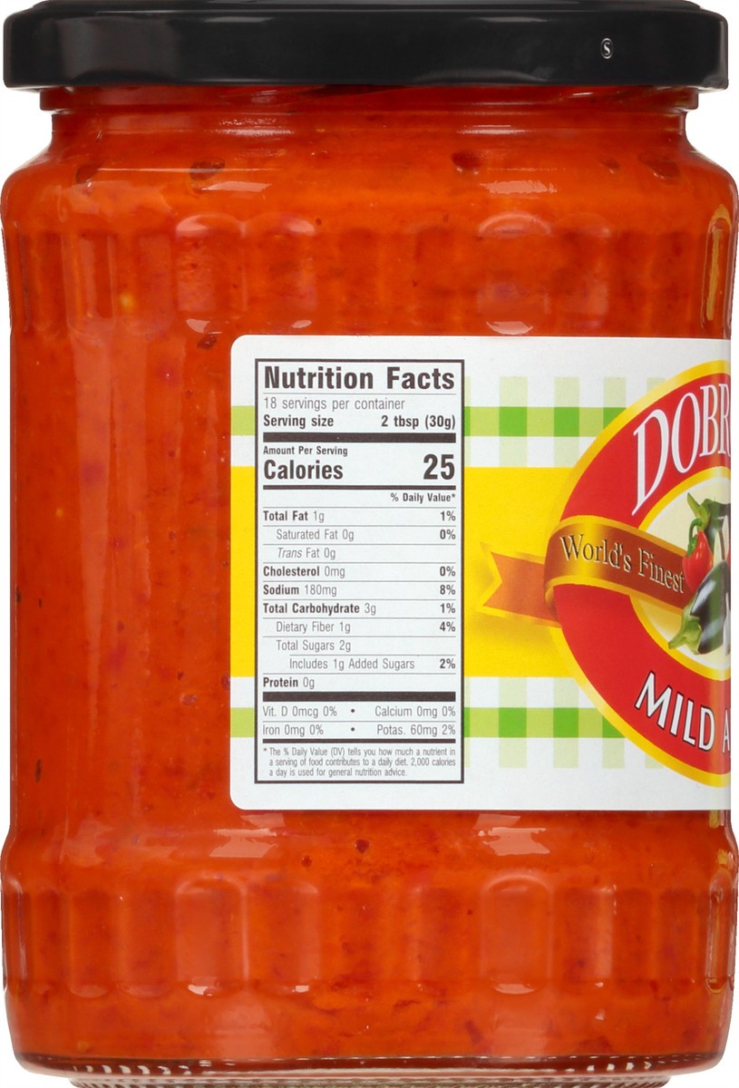 slide 3 of 12, Dobrova Mild Ajvar - 19 oz, 19 oz