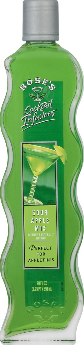 slide 2 of 2, Rose's Sour Apple Cocktail Infusions- 20 fl oz, 20 fl oz