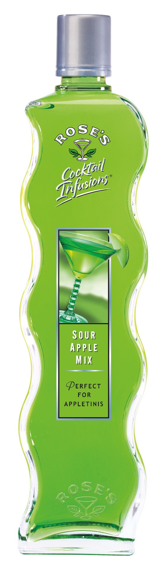 slide 1 of 2, Rose's Sour Apple Cocktail Infusions- 20 fl oz, 20 fl oz