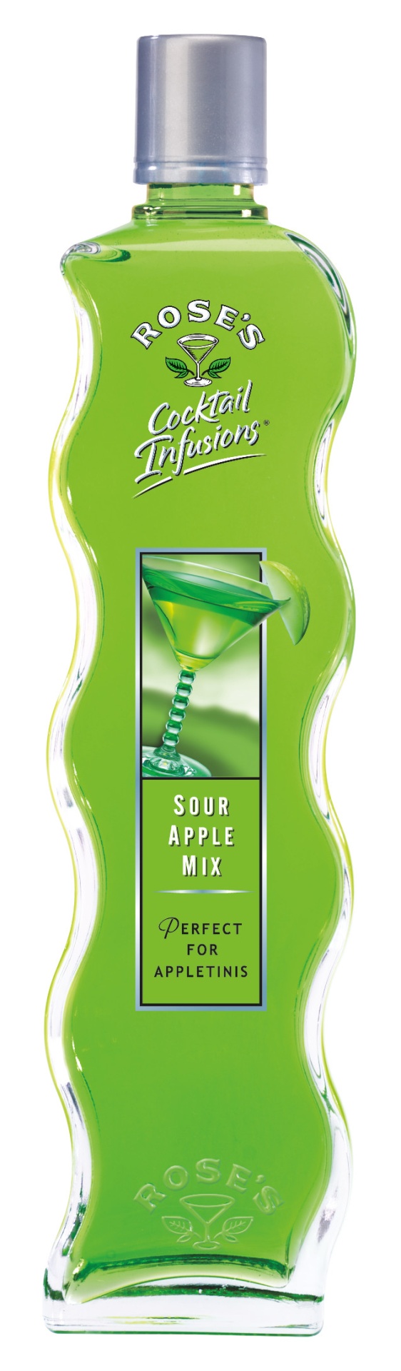 slide 1 of 2, Rose's Sour Apple Mixer, 20 oz