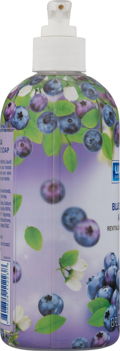 slide 6 of 9, Lucky Super Soft Revitalizing Blueberry Acai Hand Soap 13 fl oz, 13 fl oz