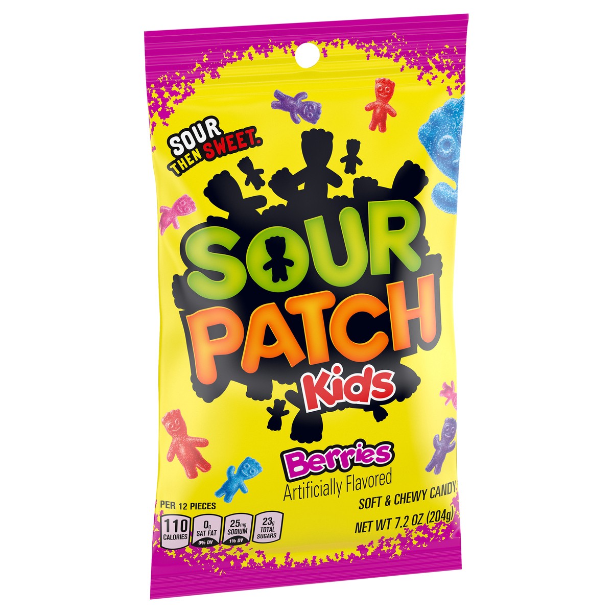 slide 7 of 9, SOUR PATCH KIDS Berries Soft & Chewy Candy, 7.2 oz, 0.45 lb