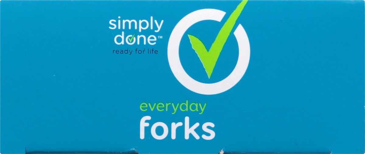 slide 6 of 10, Simply Done Everyday Forks 48 ea, 48 ct